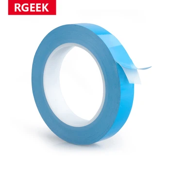 RGEEK Широчина на лентата за прехвърляне от 8 мм, 10 мм, 12 мм, 20 мм, двустранно теплопроводящая залепваща лента за чип, печатна платка, led ленти, радиатор