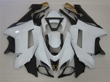 Висококачествен комплект обтекателей за Kawasaki Ninja ZX6R 2007 2008 година Литьевая форма ZX 6R 07 08 Набор от обтекателей бял