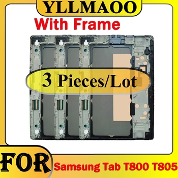 3/5/10 бр. LCD дисплей За Samsung Galaxy Tab S 10,5 SM-T800 SM-T805 SM-T805M T807 Сензорен екран Дигитайзер В събирането с рамка
