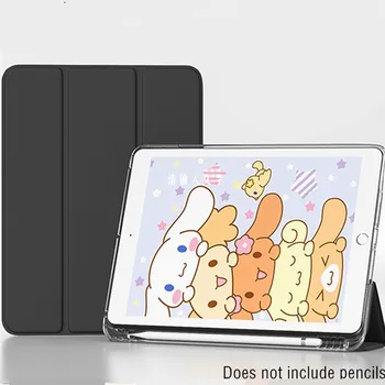 Калъф Funda За iPad 9-то, 8-то, 7-мо поколение, Трислоен Прозрачен Калъф-книжка с Панти Капак За iPad 10.2 2019 2020 2021 на Седалките-карандашницы