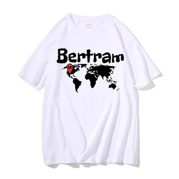 Детски тениски Бертрам Eats, интересни маркови мъжки и дамски тениски I Eat Children, Мъжка риза с къси ръкави, Нова Черна
