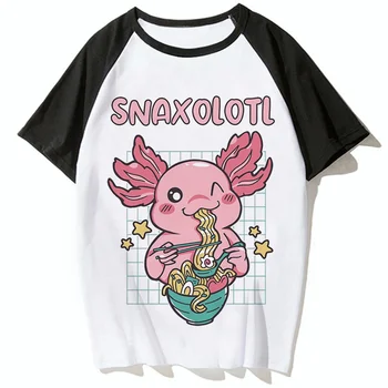 Тениски Axolotl женски японски Y2K, тениски, дамски градинска облекло