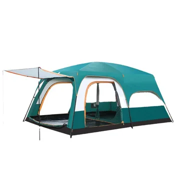 водоустойчив слънцезащитен козирка UPF 50 на 8-10 души, преносими външни палатки премиум-клас, козирка от слънцето