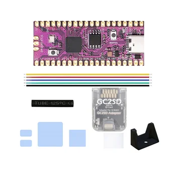 За Raspberry Picoboot Board Kit + cardreader GC2SD RP2040 Двуядрен 264 KB SRAM + 16 MB Флаш памет за игра Gamecube конзола