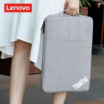 Водоустойчив малка сива чанта за лаптоп Lenovo 13 15,6 инча за мъже и момичета Търговски чанти за съхранение на открито