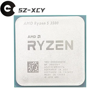 AMD Ryzen 5 3500 R5 3500 3.6 Ghz Шестиядерный шестипоточный процесор 65 W L3 = 16 М 100-000000050 Гнездо AM4 използва се по същия начин, както и R5 3500X