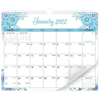 Стенен календар за 24 месеца, Месечната планер Офис Переверни страница на 2022-2023 Години, Книжен подвесная дъска, Календари, Календар