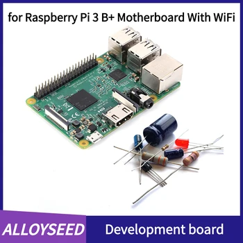 за Raspberry Pi 3 B + дънна Платка с 64-битов четириядрен процесор за Raspberry Pi 3 + Настолен модел B 4.1 /4.2, което е съвместимо Bluetooth с Wi-Fi
