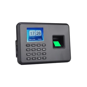 Интелигентна биометричните машина за регистрация на пароли на пръстови отпечатъци, Секретарят на регистрация на работниците и служителите с 2,4-инчов LCD екран