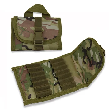 Военно-тактически чанта, Чанта за боеприпаси, Скоба за ловен пневматични Пушки, 14 патрони, торбичка с муниции за пушки, Аксесоари за оръжия