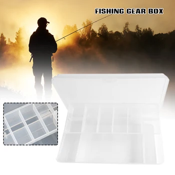 Пластмасова кутия за рибарски принадлежности двухслойного дизайн за любителите на риболова