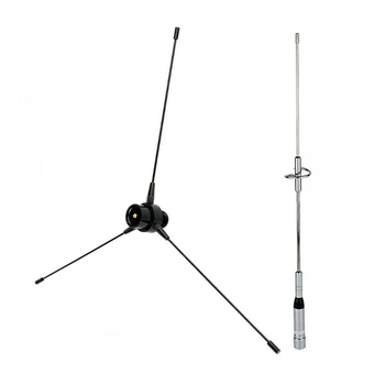 2 Комплекта електронна замяна: 1 комплект антена UHF-F 10-1300 Mhz Антена и 1 комплект двухдиапазонной антена UHF /VHF 144/430 Mhz 2.15