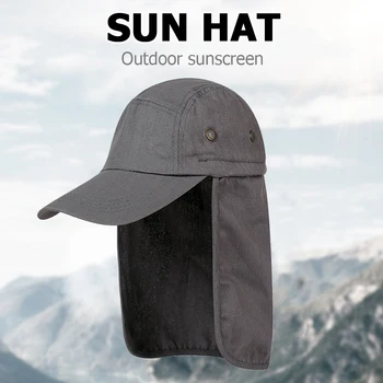 Дамски Мъжки шапка за разходки, риболов, спорт на открито, защита от слънцето, за врат, за лице