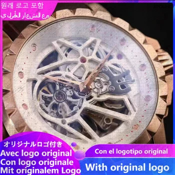 XPOUHC Мъжки часовник 904l от неръждаема стомана с автоматични механични часовника 46 мм-RJ