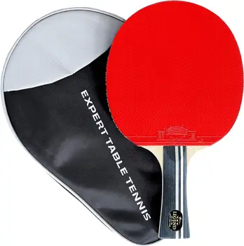 Ракета за тенис на маса Legend 3.0 и калъф - Подобрена бита за пинг-понг, одобрен от ITTF