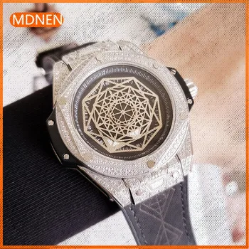 Мъжки часовник MDNEN 904l, автоматични механични часовници е от неръждаема стомана 43 мм-HB