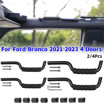 2/4 бр. Автомобилни Предните и Задните Дръжки за стъпалата, Черната Дръжка, интериорни Аксесоари, подходящи и за Ford Bronco 2021-2023, 4 Врати