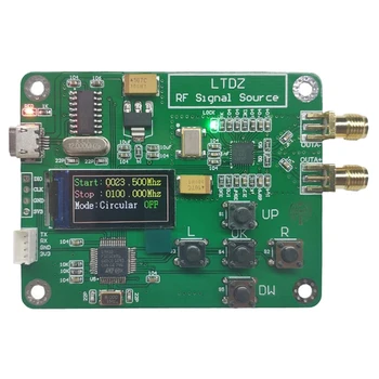 LTDZ MAX2870 STM32 23,5-6000 Mhz, модул за източник на сигнал, захранване от USB, 5, честота и начини на Аксесоар
