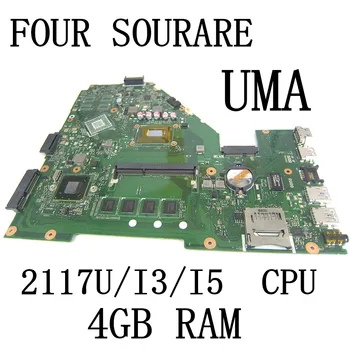 За ASUS X550CL X550C X552C R510C X550CC дънна Платка на лаптоп с процесор 2117U/I3-3217U/I5-3337U 4 GB оперативна памет, дънна Платка UMA