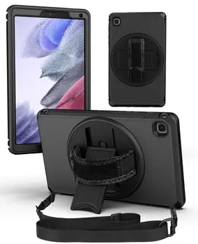 Калъф за Samsung Galaxy Tab A8 10,5 2021 SM-X200 X205 A7 Lite SM-T220 A 8,4 SM-T307 С Възможност за Завъртане на ръка/се презрамка със стойка