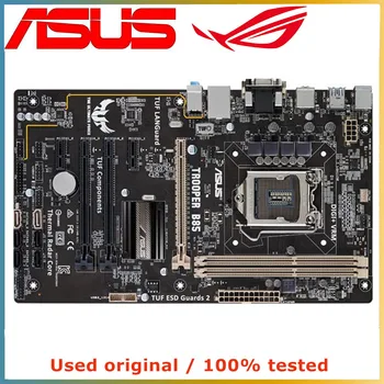 За ASUS TROOPER B85 дънната Платка на компютъра LGA 1150 DDR3 16G За Intel B85 Десктоп дънна Платка SATA III PCI-E 3,0x16