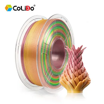 Конци CoLiDo SILK PLA 1,75 мм 1 кг Розова КОПРИНА 3D-принтерная Конци за супер високи 3D-печатни материали FDM