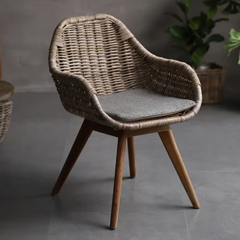 Трапезария стол от естествена дива ратан в стил 