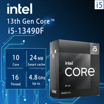 Нов lntel Core i5-13490F i5 13490F BOX 2,5 Ghz 10-ядрени 16-стрийминг процесора L3 = 24 М 65 W LGA 1700 НОВА
