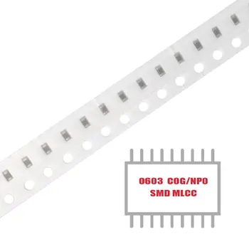 МОЯТА ГРУПА 100ШТ SMD MLCC CAP CER 2PF 50V C0G/NP0 0603 Многослойни керамични Кондензатори за повърхностен монтаж на разположение на склад