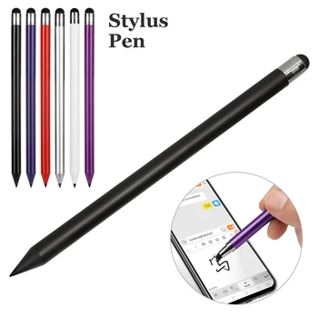 Универсален стилус 2 в 1, таблет за рисуване, Капацитивен екран, Многоцветен сензорна писалка Caneta, Аксесоари за умни моливи, Емкостная дръжка