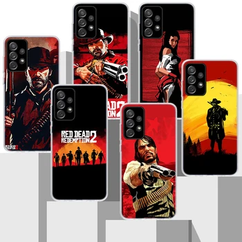 Red Dead Redemption 2 Мек Силиконов Калъф За телефон Samsung Galaxy A50S A51 A70 A71 A41 A31 A21S A11 A10S A20E A30S A40 A6 A7 A8