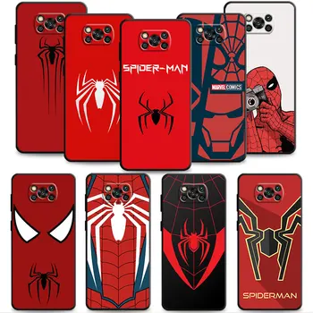 Калъф За телефон Marvel Spider Man Spider За Xiaomi Poco X3 NFC X4pro F1 M3 F5 Pro За 13 12 11 Lite Pro 12X11T 10T 9T Note 10-Мек