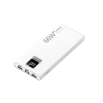 30000 mah, зарядно устройство 66 W, ултра-бързо зареждане на преносими, външна батерия, фенерче, 2USB Повербанк за iPhone 14 13 Xiaomi