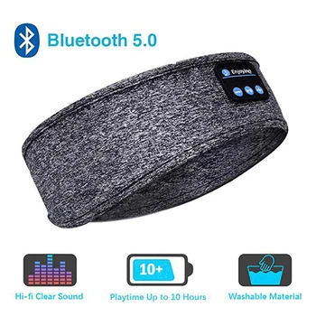 Безжична Bluetooth връзка със съвместими слушалки, Спортна превръзка на главата за сън, Маска за очи, Bluetooth-съвместими слушалки Air Pro, безжична корона