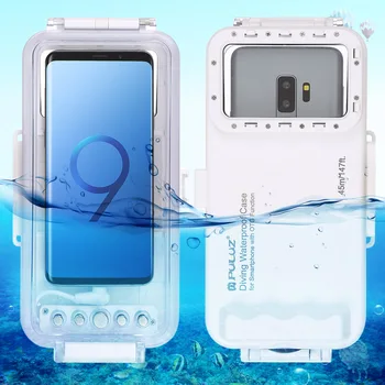PULUZ Водоустойчив Калъф За Телефон Универсална 45-Метров Подводен Смартфон За Гмуркане Защитен Корпус За Sony, Huawei, Samsung Xiaomi Android