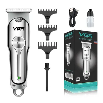 VGR071 Т-образна машина за подстригване на коса Фризьорски салон Акумулаторна Професионална Машина за Рязане на коса, Тример за мъже, Безжичен