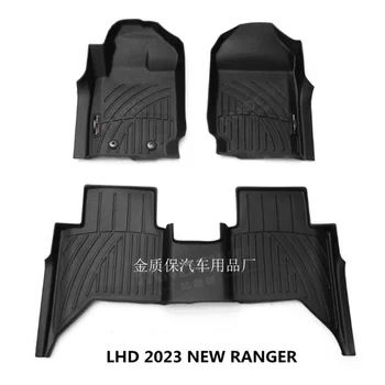 Използвайте за 2023 г. напълно нов автомобил килим Ford ranger raptor Ford ranger Подови постелки за краката Комплект гарнитури, подходящ за непромокаеми постелки Ranger