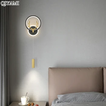 Модерен минималистичен led монтиран на стената лампа, Декоративна лампа за коридора, Творческа халба бира за кабинет, Нощно шкафче, Осветление кухня на закрито