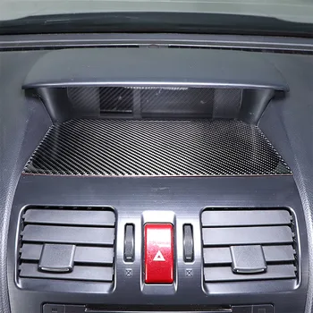 За Subaru Forester 2013-18, мека панел на резервоара за съхранение на централната конзола от карбон, устойчива на плъзгане тампон, стикер, автомобилни аксесоари