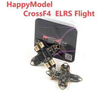 HappyModel CrossF4 ELRS BMI270 F411 Контролер за полет на борда на UART ELRS 2.4 Ghz Приемник 5A ESC 1-2 S За FPV Tinywhoop Cinewhoop