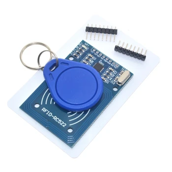 Разширено RFID комплект-RC522 Модул, четец за RFID-RC522 с ключодържател S-50 White Card, Съвместими с Arduinos Raspberry-Pi