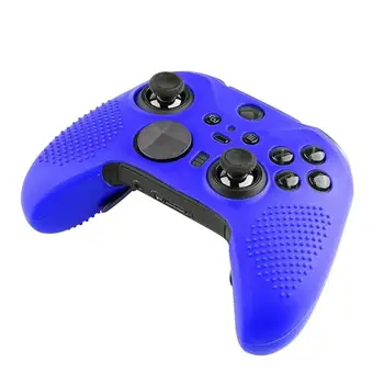 Силиконов калъф за контролера на Xbox серия Elite 2, защитно кожа, геймпад, гума, кожа, дръжки за палец, капачка джойстик, обвивка