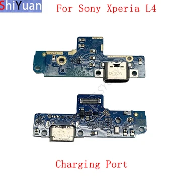 Оригинален USB конектор за зареждане, гъвкав кабел за Sony Xperia L4 XQ-AD52, резервни части, части за зареждане