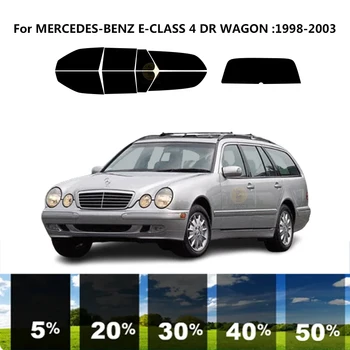 Предварително нарязани на нанокерамическая Автомобили UV фолио За Оцветяването на Прозорци За MERCEDES-BENZ E-CLASS S210 4 DR WAGON 1998-2003
