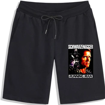 Минава човек, Плакат на Стивън Кинг с филма на Арнолд Шварценегер, мъжки къси панталони