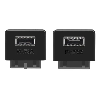 USB3.0 19/20 P към адаптер TYPE-E Максимална скорост на предаване 10 Gbit/с Адаптер за предния панел, конверсионный конектор на дънната платка на компютъра