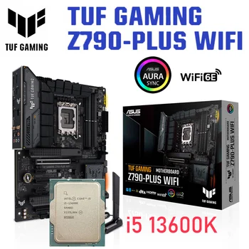 LGA 1700 дънна Платка ASUS TUF GAMING Z790-PLUS WIFI Intel Z790 Desktop DDR5 с процесор Intel Core i5 13600K CPU Combo НОВА