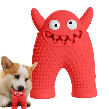 Играчки за кучета, Щенячьи Писклив играчки за Дъвчене, Силикон Инструмент за почистване на зъбите на домашни Любимци, Интерактивни играчки за кучета от малки, Средни И големи Кучета