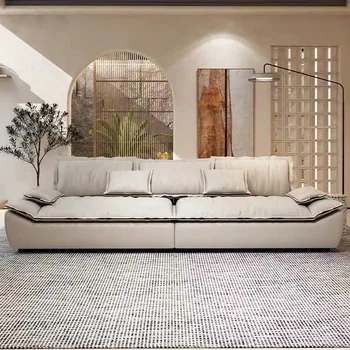 Диван за дневна в скандинавски стил От съвременната тъкан на L-образна форма Модерен диван за дневна в европейски стил с възможност за откидывания Мебели за дома Woonkamer Banken