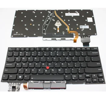 Новата клавиатура с подсветка за LENOVO Thinkpad X1 Carbon 2019 7th US black
